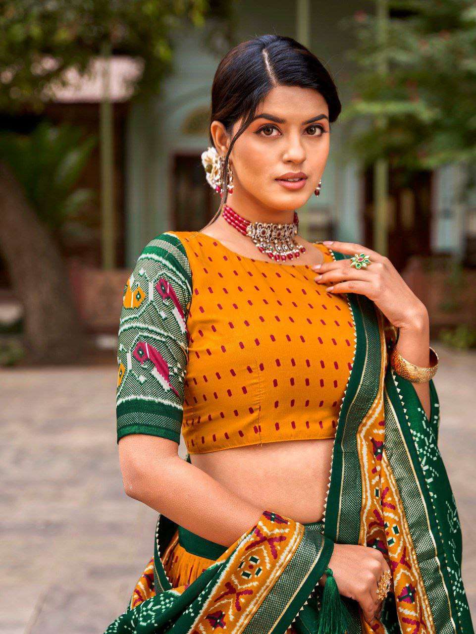 Women's Traditional Printed Lehenga Choli Set with Bandhani Dupatta ? Festive & Navratri Wear - Image 13